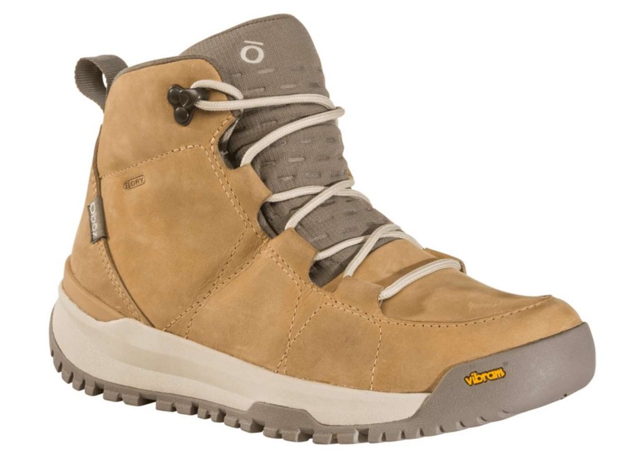 Running * | Oboz Footwear Oboz Women'S Sphinx Mid Insulated Waterproof Boot Iced Coffee