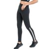 Womens * | The Casual Wing Collection Mono B Highwaisted Side Braided Knee Trim Legging Black