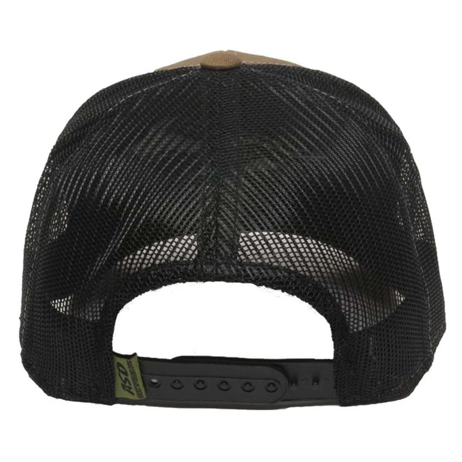 Mens * | Avery Outdoors Avery Asd Snapback Cap Brown And Black