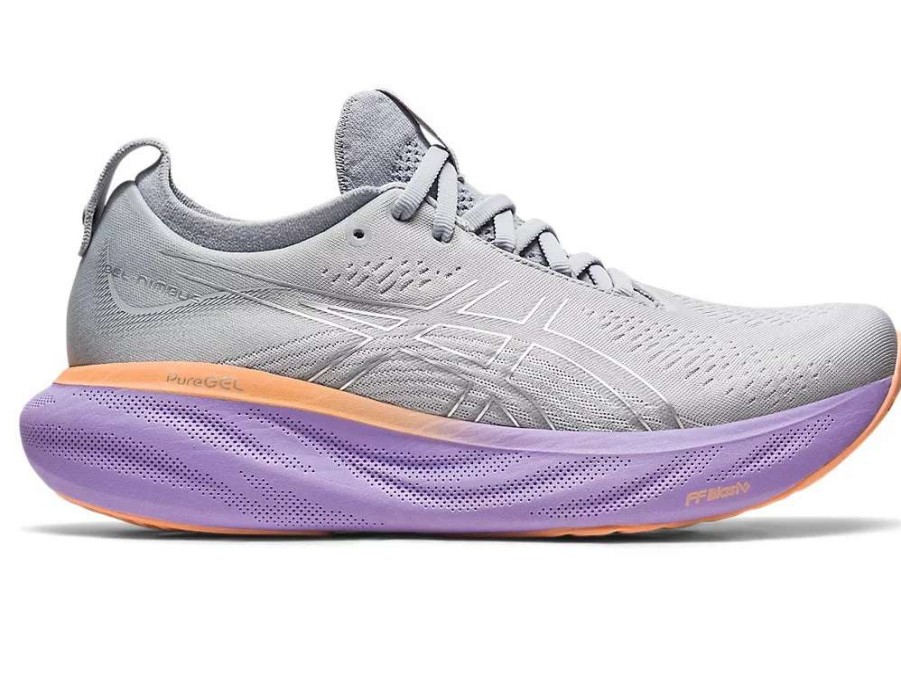 Running * | Asics Women'S Gel-Nimbus 25 Piedmont Grey/Pure Silver