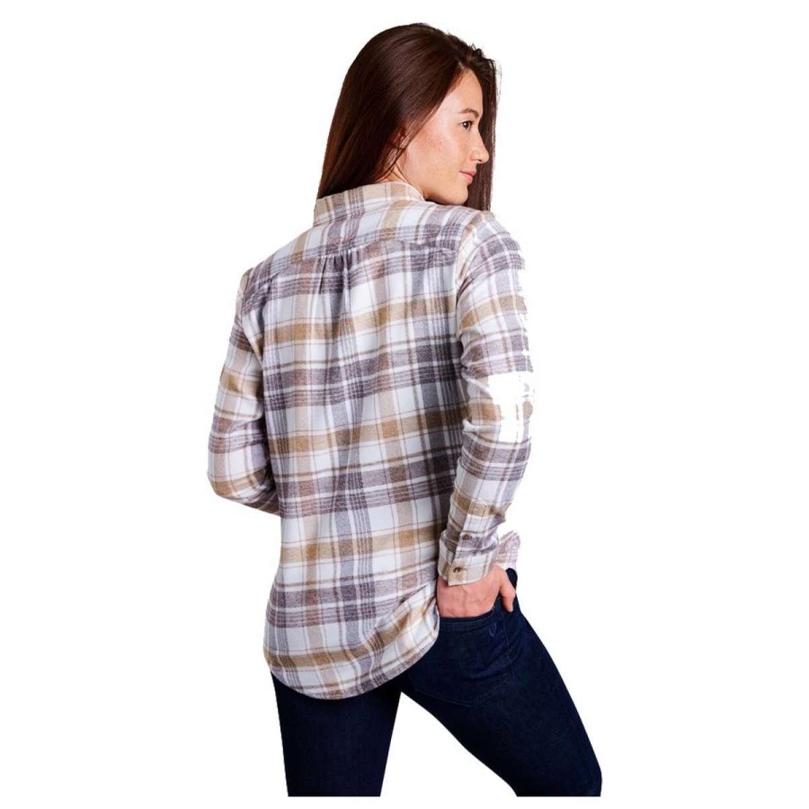 Womens * | Kuhl Women'S Kamila Flannel Shirt Ganache