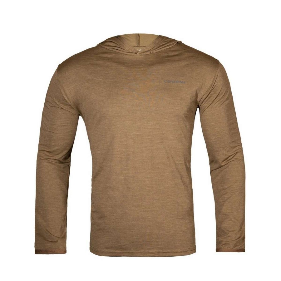 Mens * | Voormi Men'S River Run Hoodie Barley