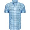 Mens * | Drake Waterfowl Systems Drake Hunter Creek Window Pane Plaid Short Sleeve Shirt