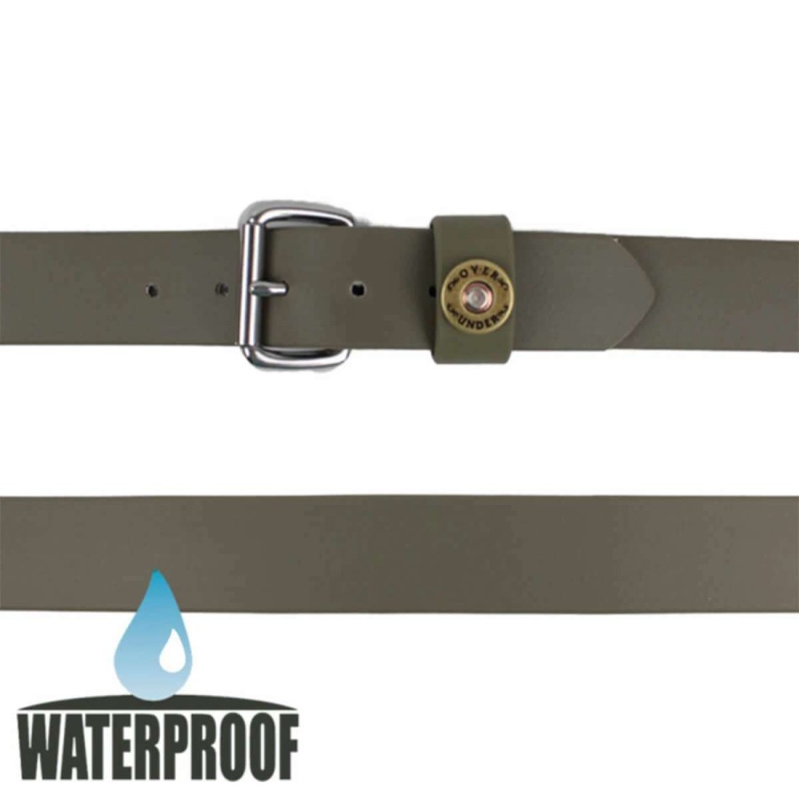 Mens * | Over Under Waterproof Single Shot Belt Olive