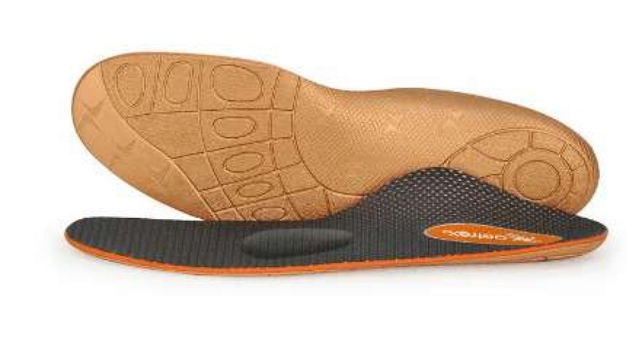 Running * | Aetrex Men'S Train Posted Orthotics W/ Metatarsal Support Default