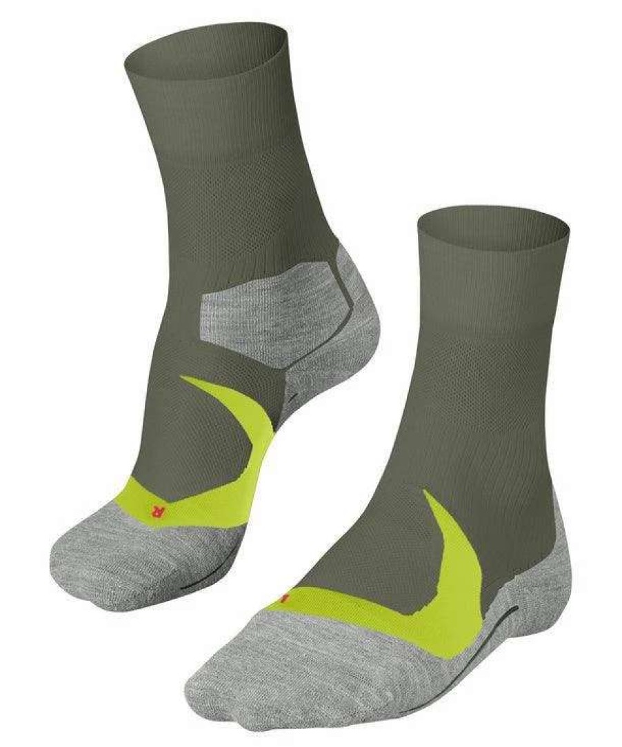 Running * | Falke Usa Falke Men'S Ru4 Endurance Cool Running Socks Herb