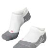 Running * | Falke Usa Falke Women'S Ru4 Endurance Invisible No Show Running Socks Wht-Mix