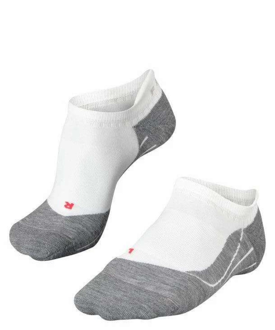 Running * | Falke Usa Falke Women'S Ru4 Endurance Invisible No Show Running Socks Wht-Mix