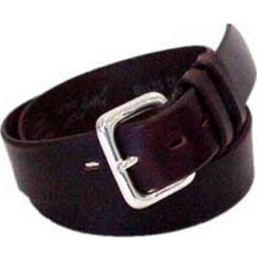 Mens * | Leegin Creative Leather Beveled City Gear Belt 1-1/2 Inch Black