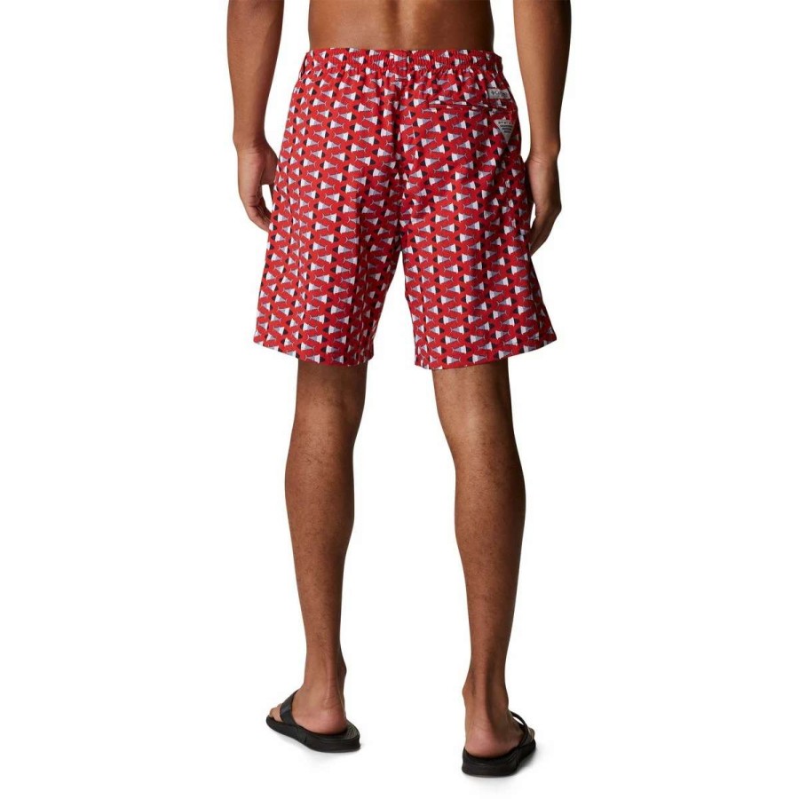 Mens * | Columbia Super Backcast Water Short Red Spark Fish