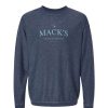 Womens * | Mack'S Prairie Wings Mpw Simple Arch Corded Crew Sweatshirt Navy