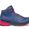 Running * | Scarpa North America Scarpa Rush Mid Gtx Womens Hiking Boot Blue-Fuxia