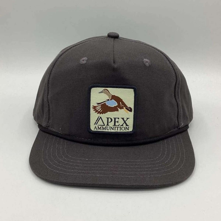 Mens * | Apex Gear Apex Early Teal Tightrope Blue Wing Teal Patch Hat Gunmetal