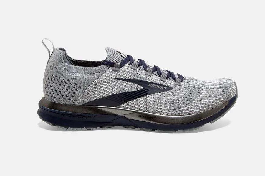 Running * | Brooks Men'S Ricochet 2 (Closeout) Gry/Nvy