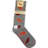 Mens * | Brown Dog Hosiery Mpw Feather Foulard Dress Socks By Brown Dog Light Grey Heather