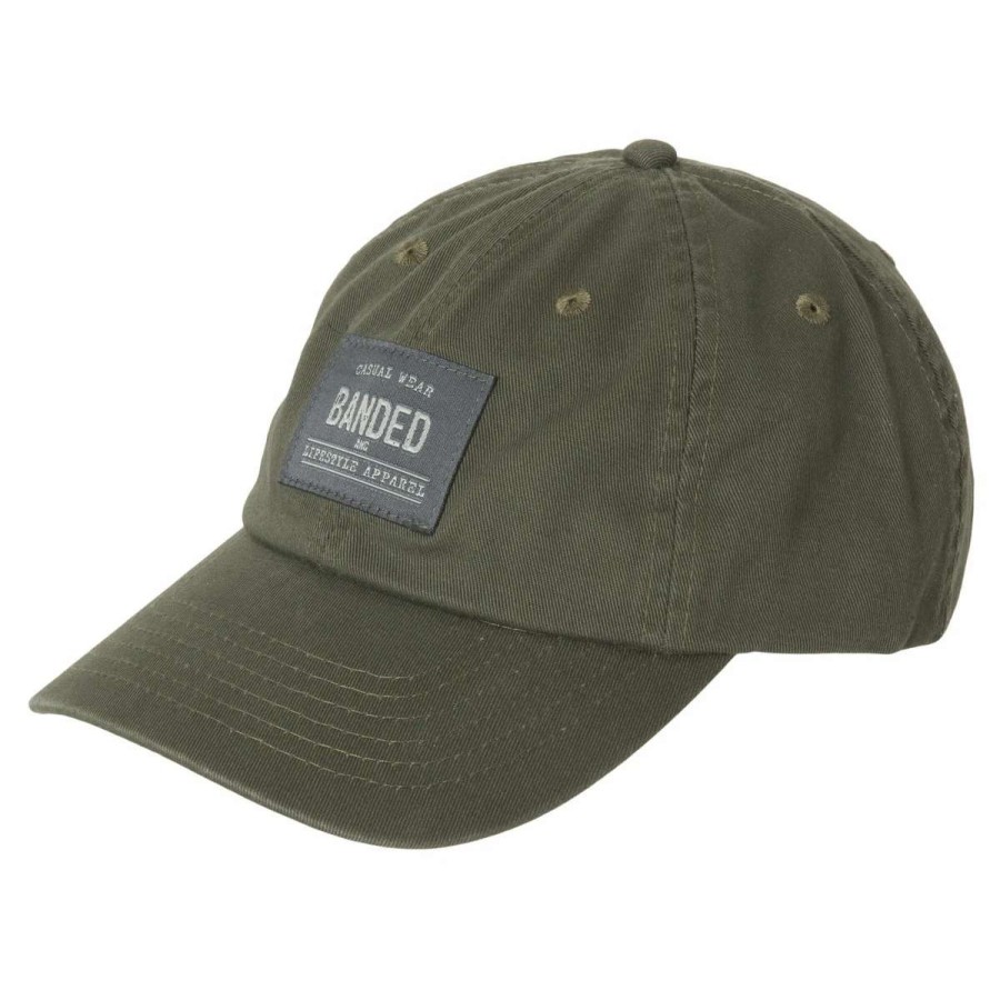 Mens * | Banded Gear Banded Lifestyle Label Unstructured Cap Loden