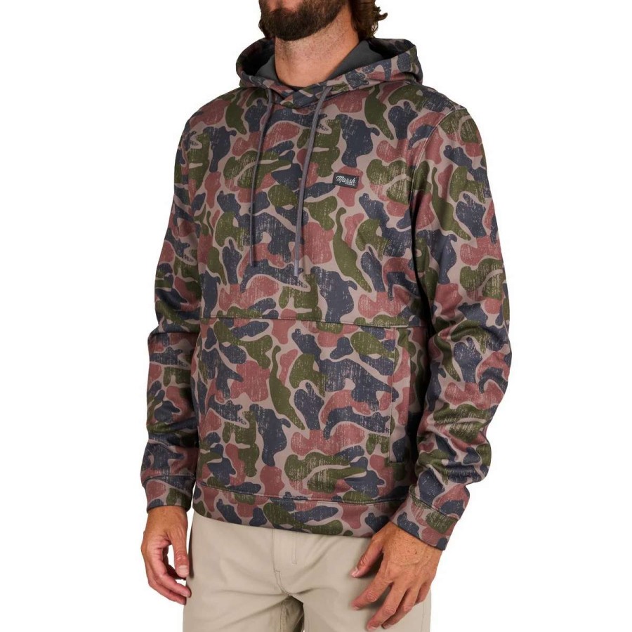 Mens * | Marsh Wear Nor'Easter Hoodie Camo