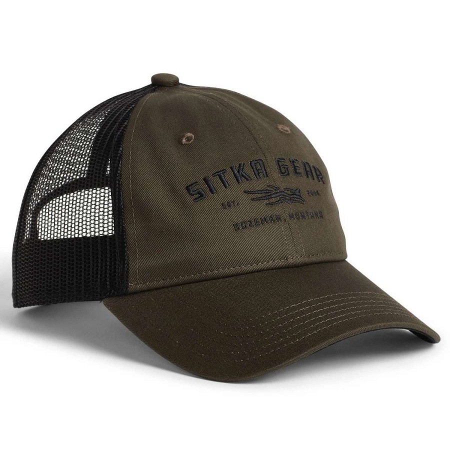 Mens * | Sitka Gear Sitka Wordmark Lo Pro Trucker Cap