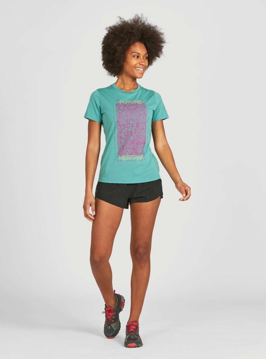 Running * | Janji Women'S Runterra Bio Tee Future Heritage