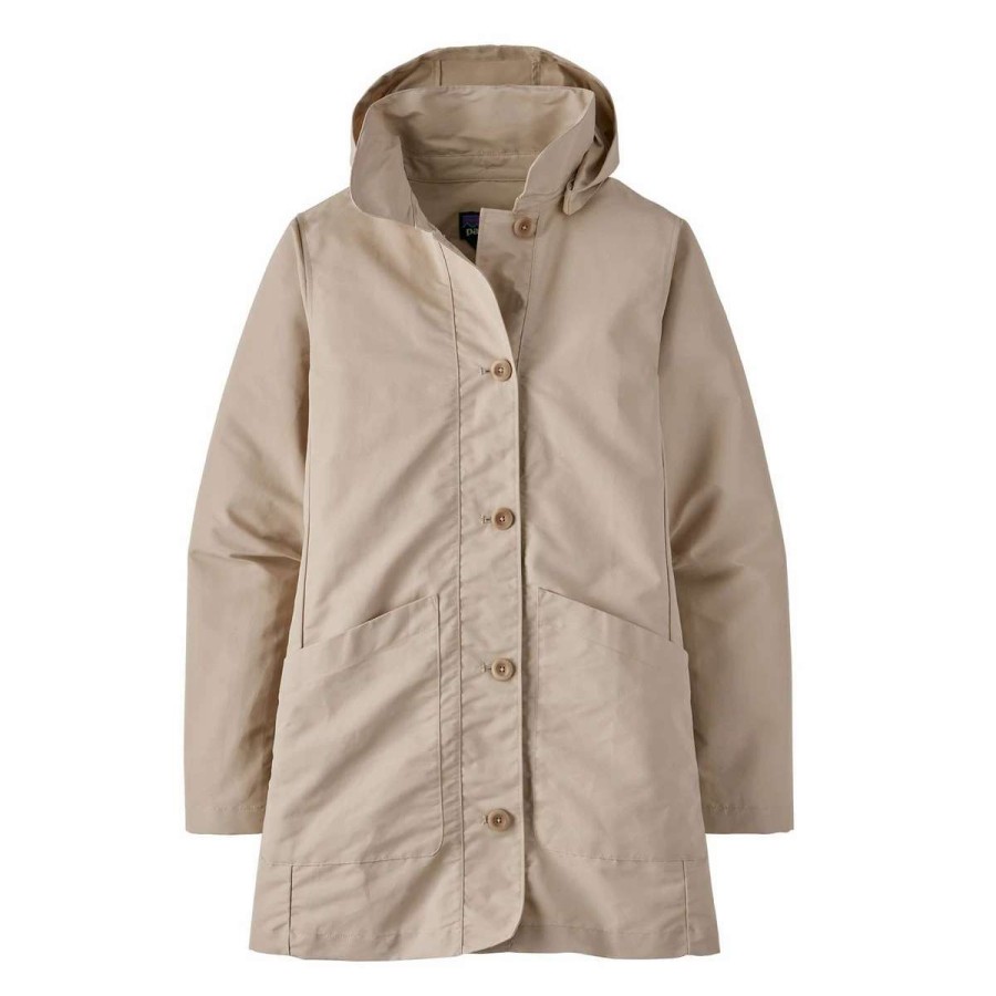 Womens * | Patagonia Women'S Transitional Trench Jacket Oar Tan