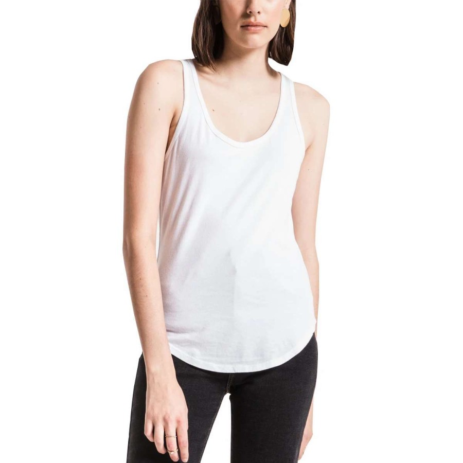 Womens * | Z-Supply Z Supply The Perfect Tank White