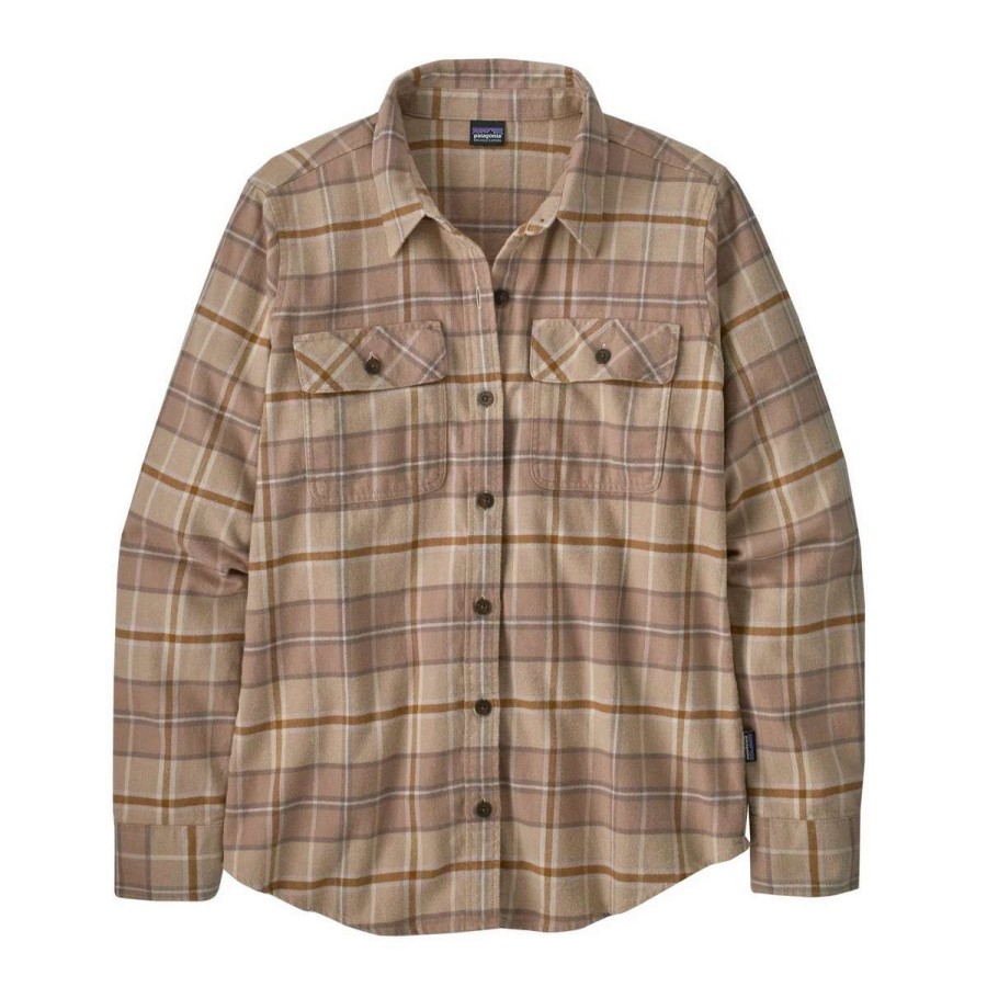 Womens * | Patagonia Women'S Ls Organic Cotton Mw Fjord Flannel Shirt