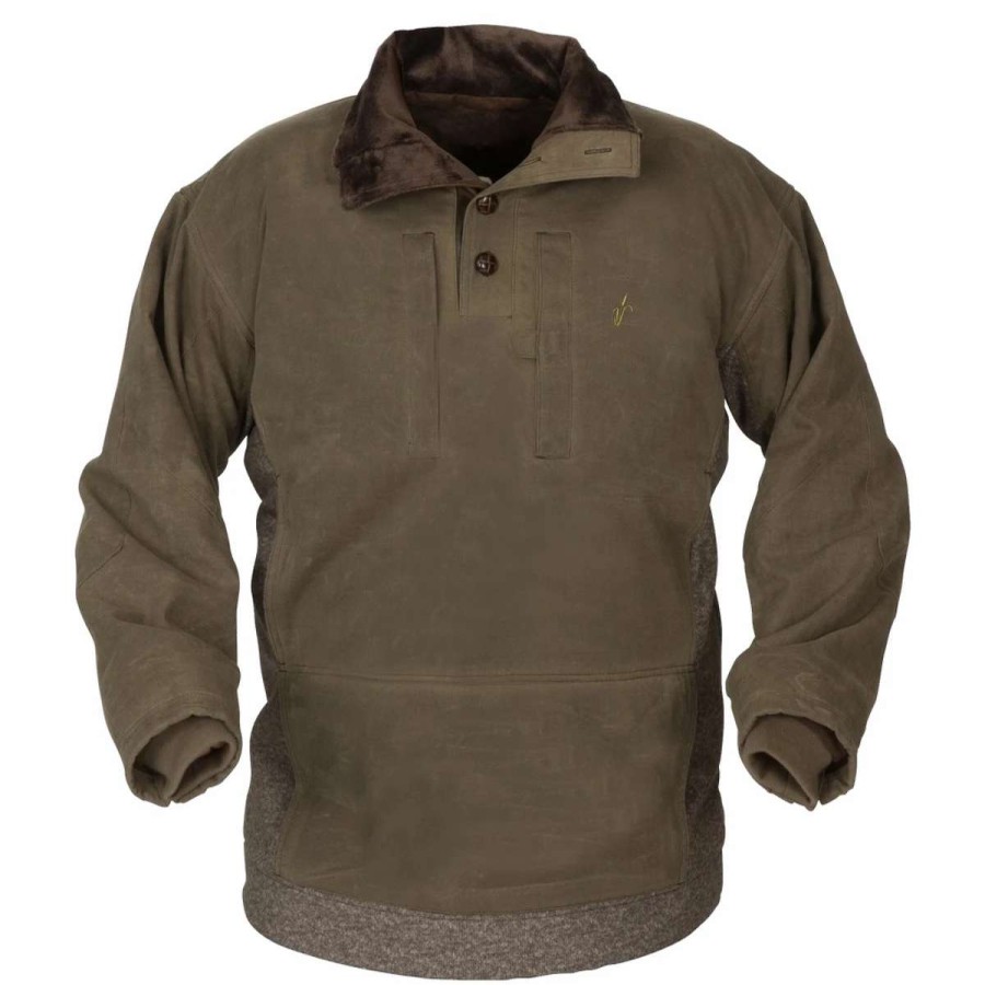 Mens * | Avery Outdoors Avery Heritage Waterfowl Pullover Sweater Marsh Brown