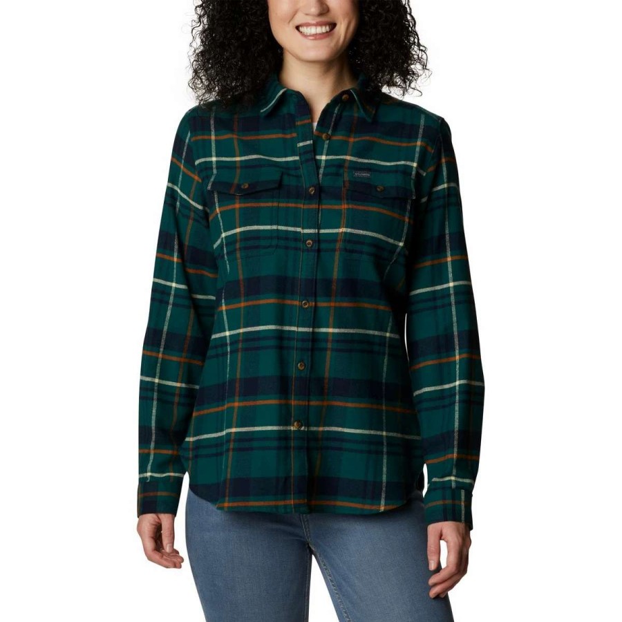 Womens * | Columbia Women'S Pine Street Stretch Flannel