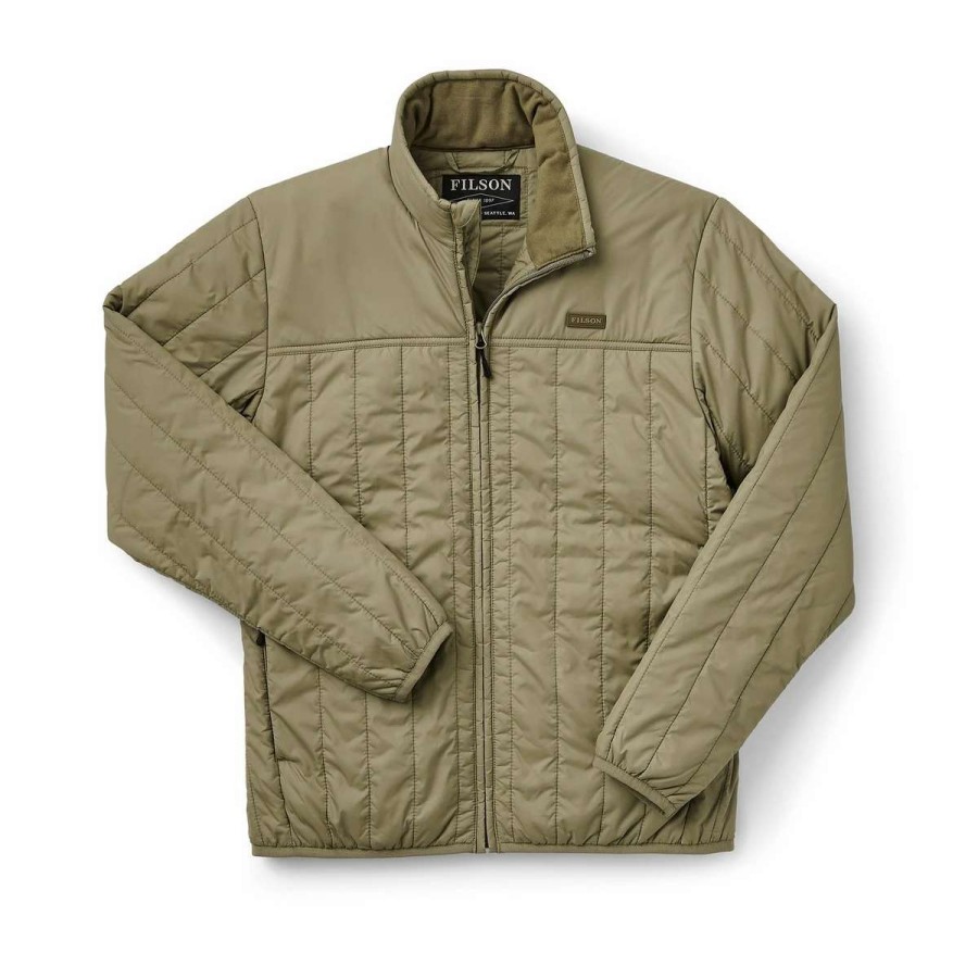 Mens * | Filson Corporation Filson Ultralight Jacket Olive Branch