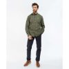 Mens * | Barbour Men'S Pelton Regular Shirt Olive