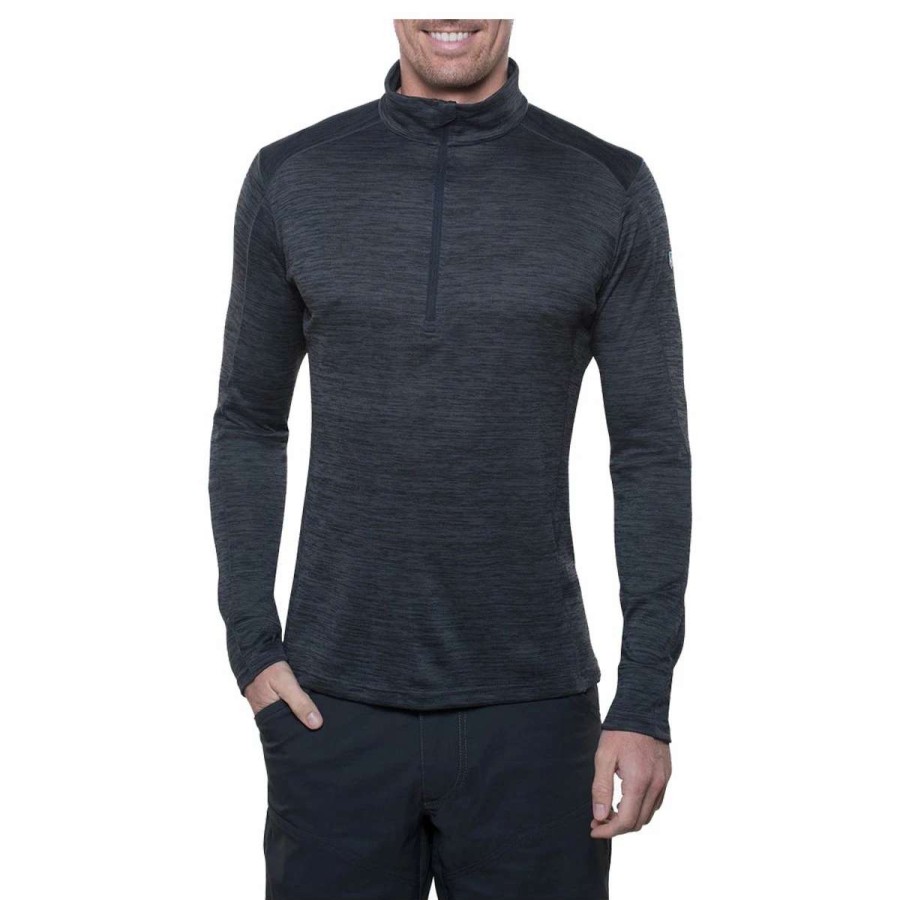 Mens * | Kuhl Men'S Alloy Quarter Zip Pullover Graphite