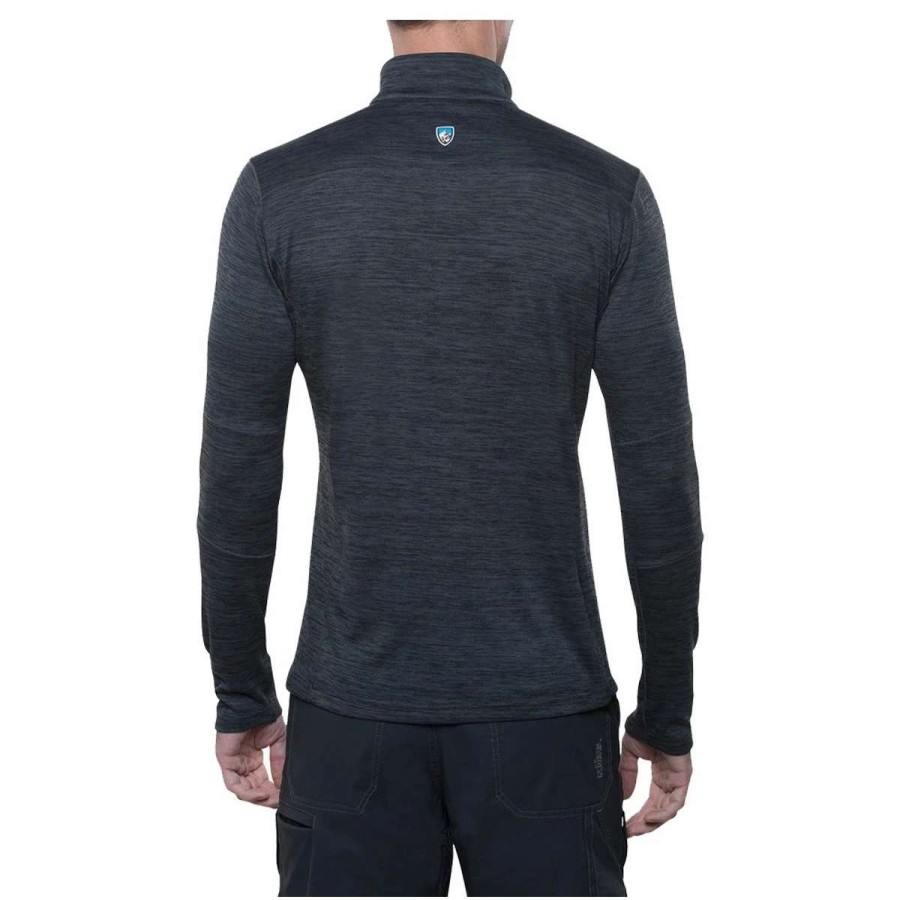 Mens * | Kuhl Men'S Alloy Quarter Zip Pullover Graphite