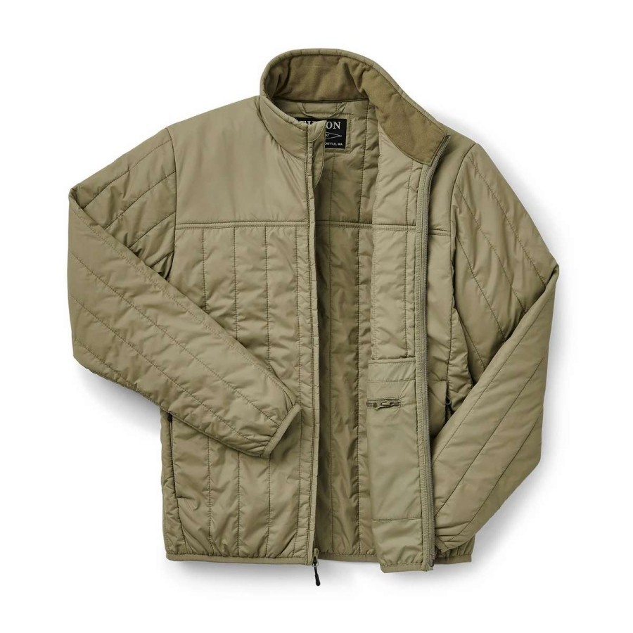 Mens * | Filson Corporation Filson Ultralight Jacket Olive Branch