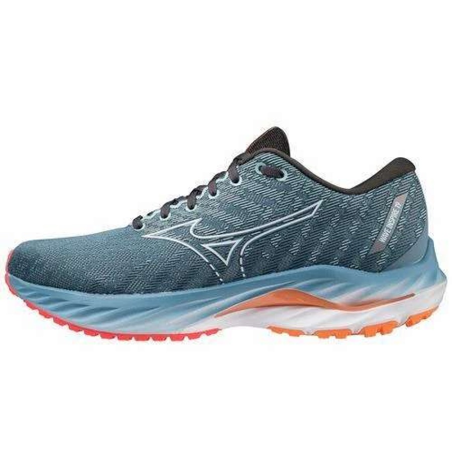 Running * | Mizuno Men'S Wave Inspire 19 Prov Blue/Wht