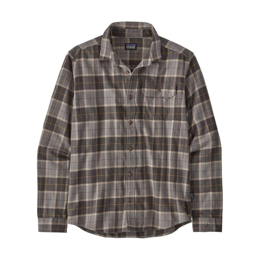 Mens * | Patagonia Men'S Fjord Flannel Light Weight Long Sleeve Plaid Shirt