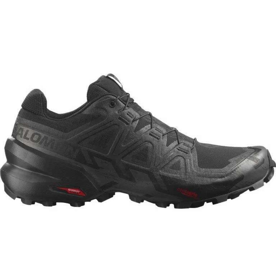 Running * | Salomon Men'S Speedcross 6 Black Black Phantom Blk/Blk/Phant