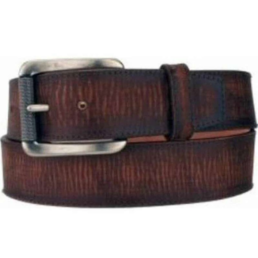 Mens * | Leegin Creative Leather Leegin Mens Bomber Belt 1 5/8