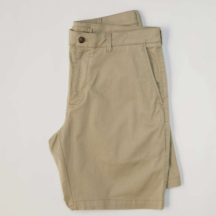 Mens * | Duck Head 9 Gold School Chino Shorts Khaki