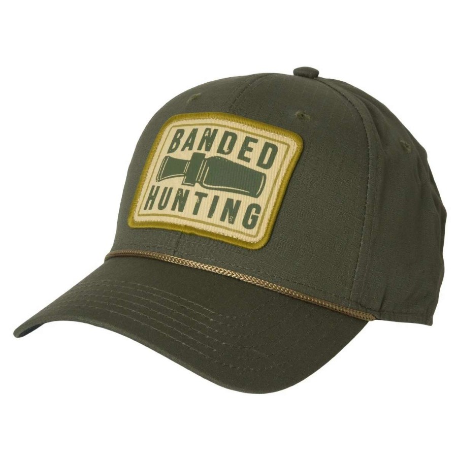 Mens * | Banded Gear Banded Duck Call Patch Cap Olive