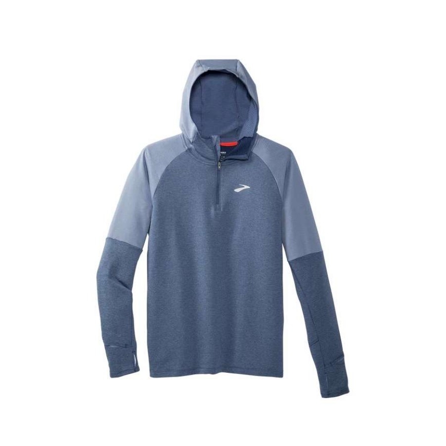 Running * | Brooks Men'S Notch Thermal Hoodie 2.0