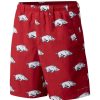 Mens * | Columbia Mens Collegiate Backcast Shorts- Arkansas Red Velvet