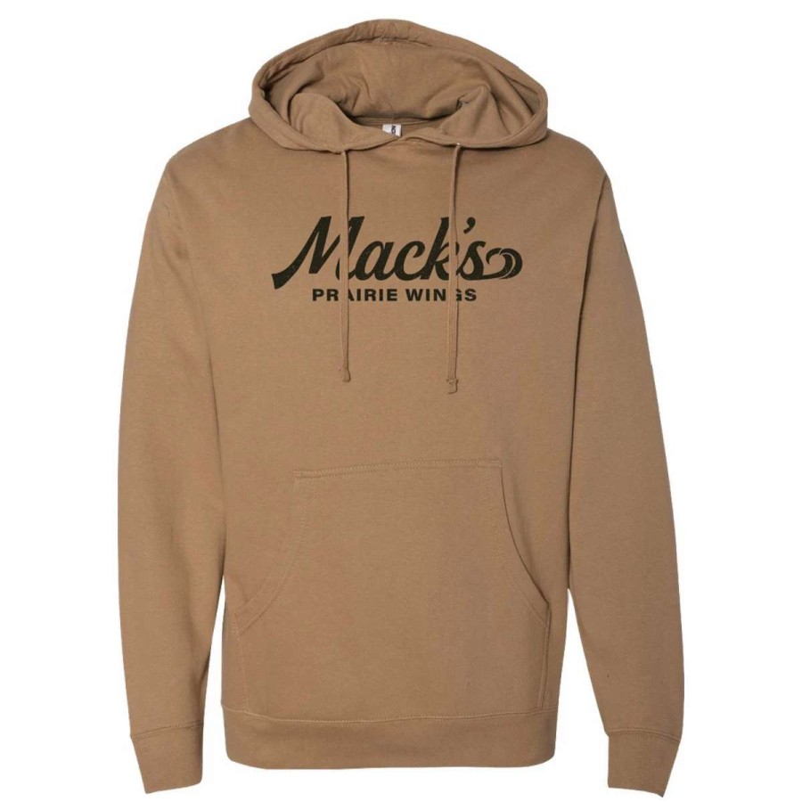 Mens * | Mack'S Prairie Wings Mpw Tail Feather Hoodie Sandstone