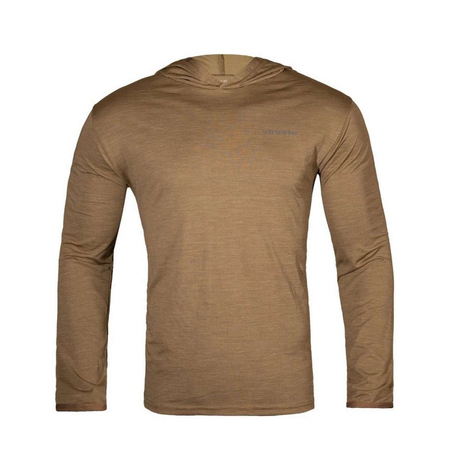 Mens * | Voormi Men'S River Run Hoodie Barley