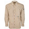 Mens * | Drake Waterfowl Systems Drake Featherlite Wingshooter Plaid Long Sleeve Shirt Orange Plaid