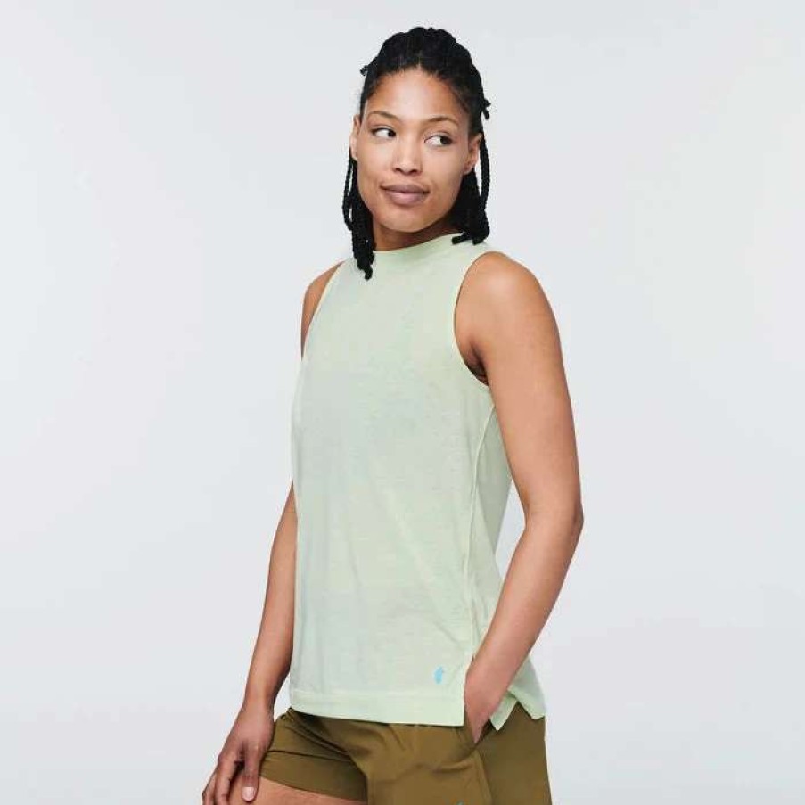 Running * | Cotopaxi Women'S Paseo Travel Tank Lichen