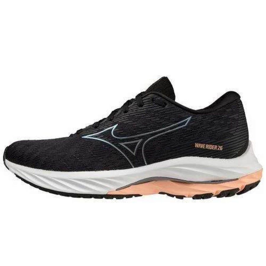 Running * | Mizuno Women'S Wave Rider 26 Ody Grey/Qukslv