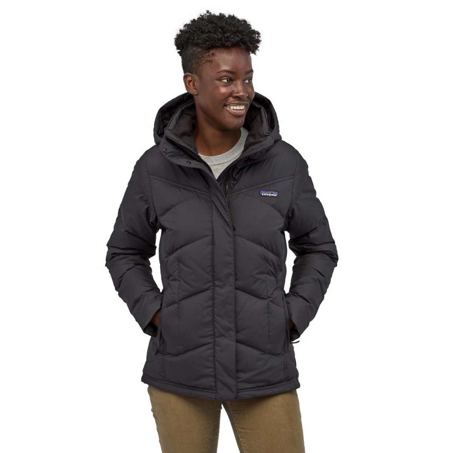 Womens * | Patagonia Women'S Down With It Jacket Black