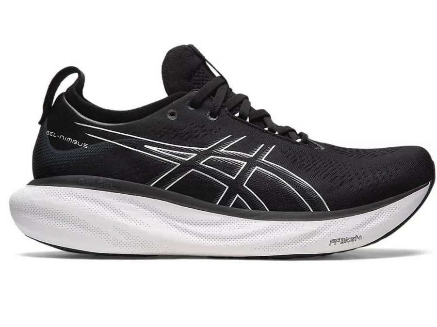 Running * | Asics Men'S Gel-Nimbus 25 Black/Pure Silver