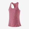 Running * | Patagonia Women'S Capilene Cool Lightweight Tank Top Star Pink