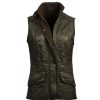 Womens * | Barbour Women'S Cavalry Gilet Vest Olive